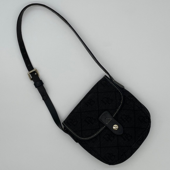 Dooney & Bourke Vintage Mini Leather Strap Shoulder Bag Handbag - Picture 1 of 8